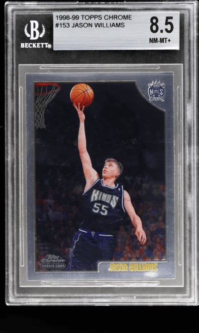 1998 Topps Chrome Jason Williams #153 BGS 8.5