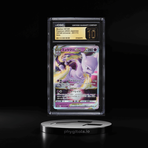 2022 Pokemon Japanese Sword & Shield VSTAR Universe Holo Mewtwo VSTAR #51 CGC 10 PRISTINE