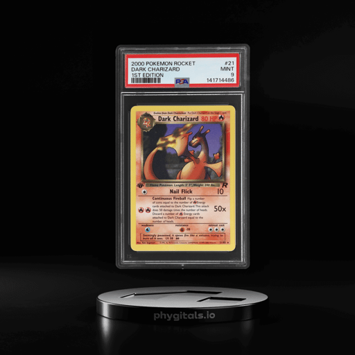 2000 Pokemon Team Rocket 1st Edition Dark Charizard #21 PSA 9