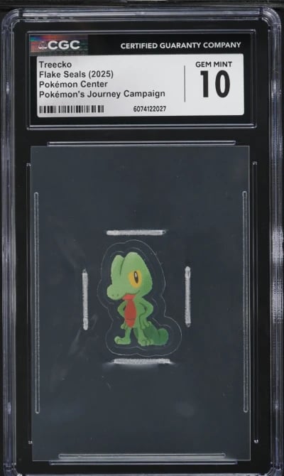 2025 Pokemon Center Flake Seals 