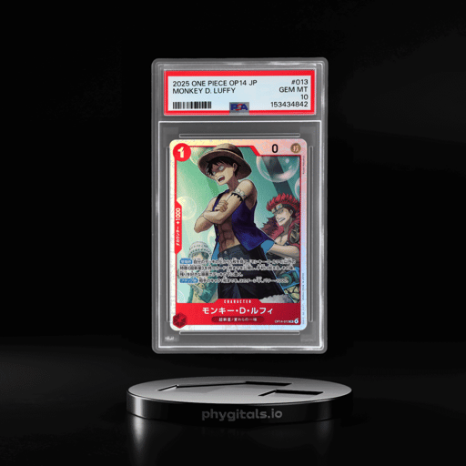 2025 One Piece the Azure Sea's Seven Japanese Monkey D. Luffy #OP14013 PSA 10