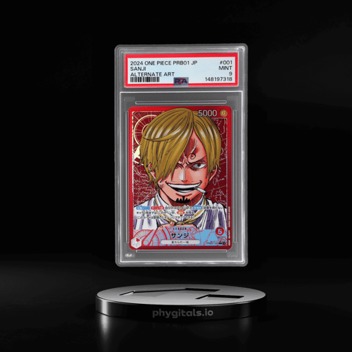2024 One Piece the Best Premium Booster Japanese Alternate Art Sanji #PRB01-001 PSA 9