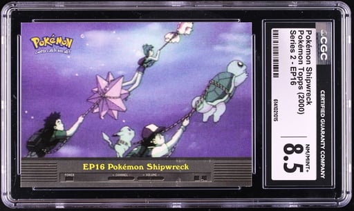 2000 Topps Pokemon Series 2 Pokemon Shipwreck #EP16 CGC 8.5 NM-MT+