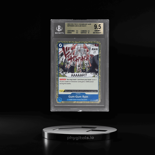 2023 One Piece Card Game Paramount War Gum-Gum Rain #OP02-068 BGS 9.5