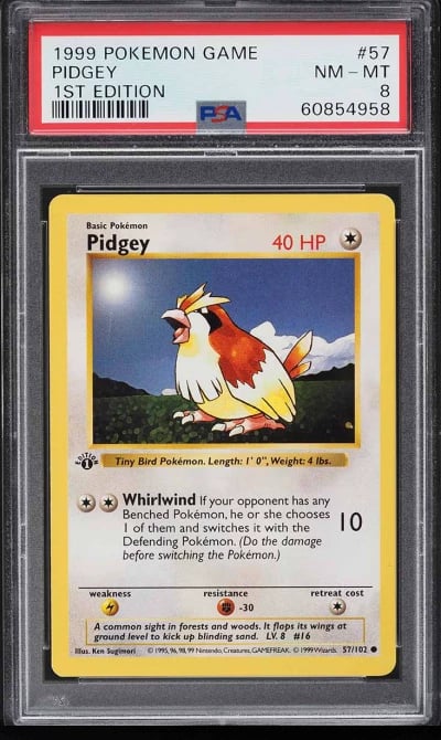 1999 Pokemon Base Set Shadowless