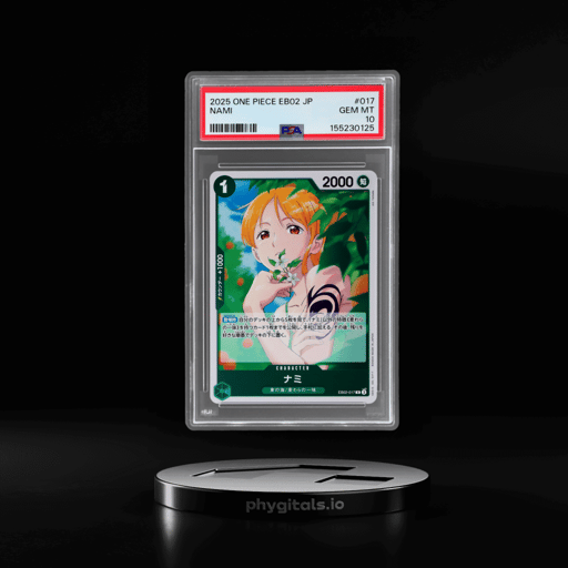 2025 One Piece Anime 25th Collection Japanese Nami #EB02017 PSA 10