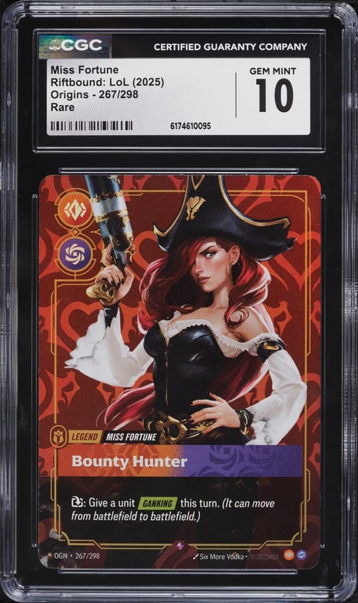 2025 Riftbound League Of Legends LOL Origins Miss Fortune #267 CGC 10 GEM MINT