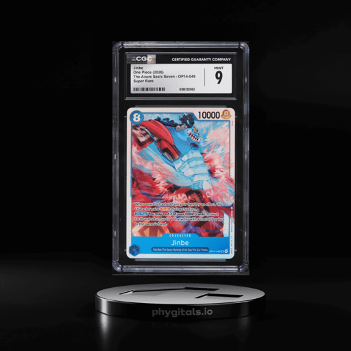 2026 One Piece The Azure Sea's Seven SR Jinbe #OP14-049 CGC 9 MINT