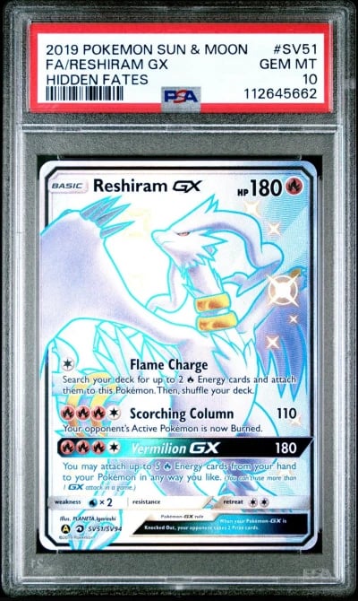 2019 POKEMON SUN & MOON HIDDEN F