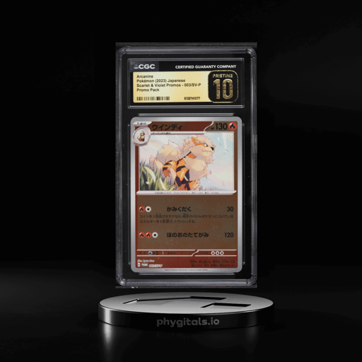 2023 Pokemon Japanese Scarlet & Violet Promo Pack Reverse Holo Arcanine #3 CGC 10 PRISTINE