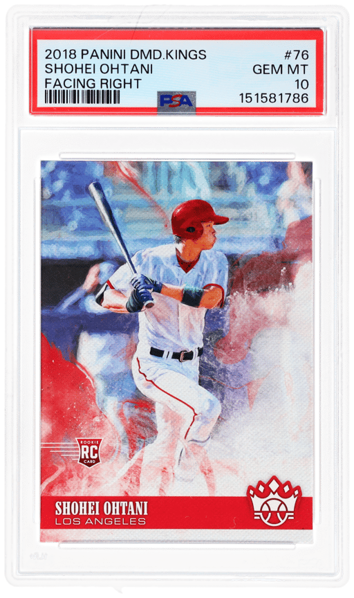 2018 Panini Diamond Kings Facing Right Shohei Ohtani #76 PSA 10