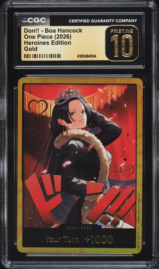 2026 One Piece Heroines Edition Gold Don!! Boa Hancock CGC 10 PRISTINE