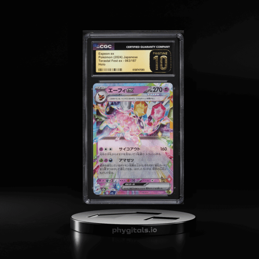 2024 Pokemon Japanese Scarlet & Violet Terastal Fest Ex Holo Espeon ex #63 CGC 10 PRISTINE