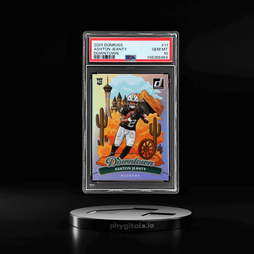 2025 Panini Donruss Downtown Ashton Jeanty #11 PSA 10