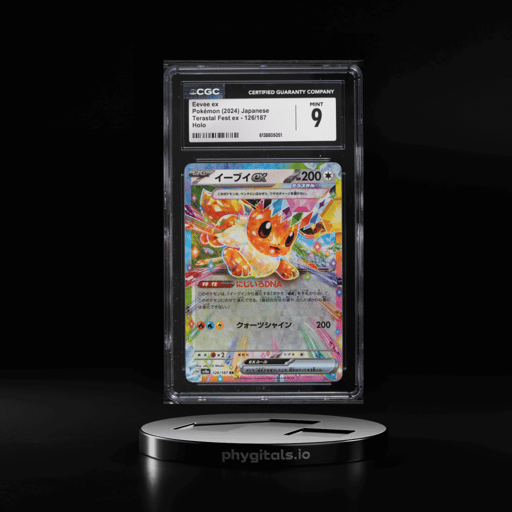 2024 Pokemon Japanese Scarlet & Violet Terastal Fest ex Holo Eevee ex #126 CGC 9 MINT