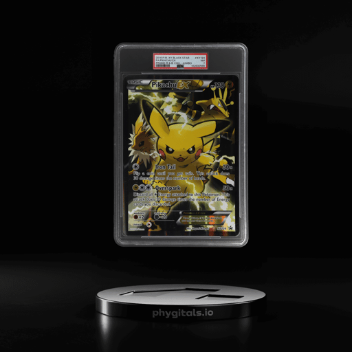 2016 Pokemon XY Black Star Promo Red and Blue Collection Jumbo Pikachu Ex #XY124 PSA 7