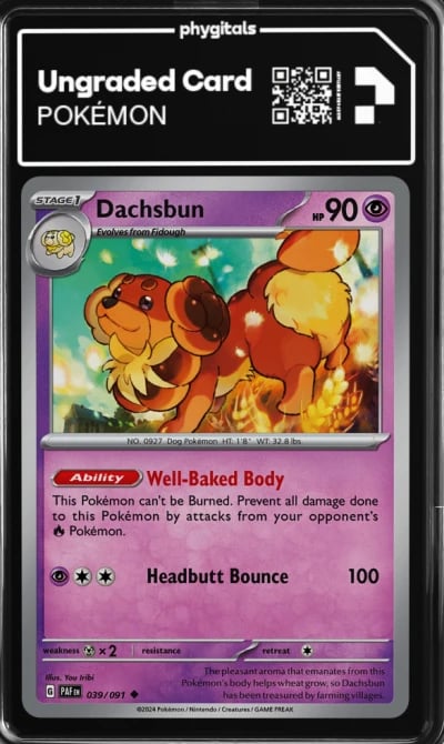 2024 Dachsbun Paldean Fates #039