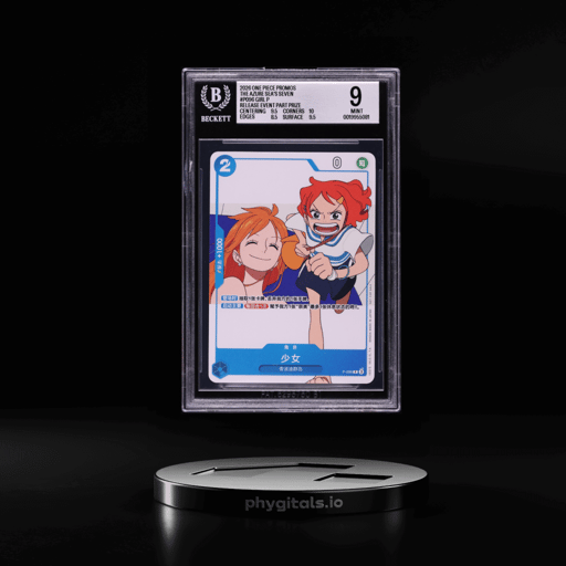 2026 One Piece Japanese The Azure Sea's Seven Promo Event Prize Girl #P-096 BGS 9 MINT