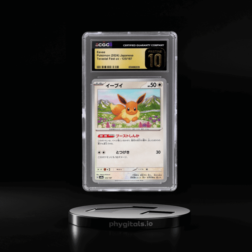 2024 Pokemon Terastal Fest Ex Japanese Eevee #125 CGC PRI