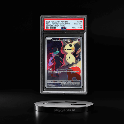 2026 Pokemon Mega Evolution Ascended Heroes Illustration Rare Team Rocket's Mimikyu #238 PSA 10