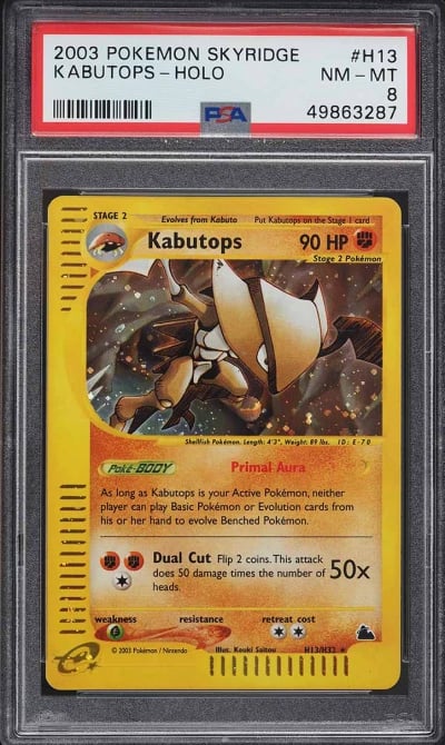 2003 Pokemon Skyridge Holo Kabut