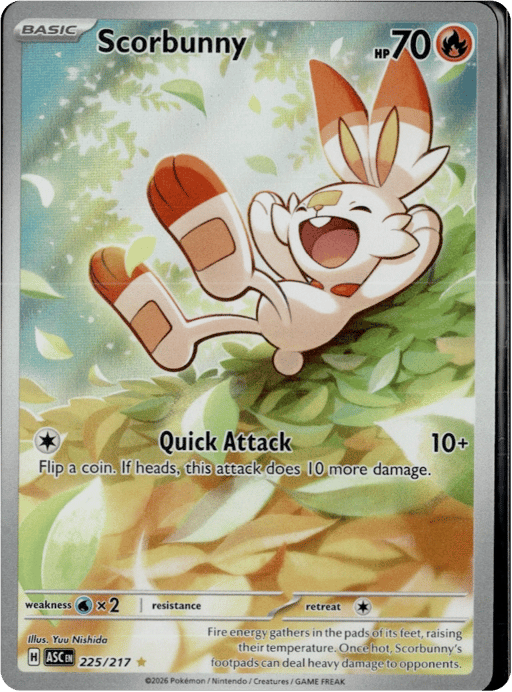 2026 Scorbunny #225 Ascended Heroes