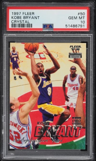 1997 Fleer Crystal Kobe Bryant #