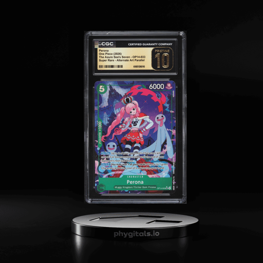 2026 One Piece The Azure Sea's Seven Alt Art Perona #OP14-033 CGC 10 PRISTINE