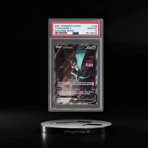 2021 Pokemon Sword and Shield Evolving Skies Ultra Rare Noivern V #196 PSA 10