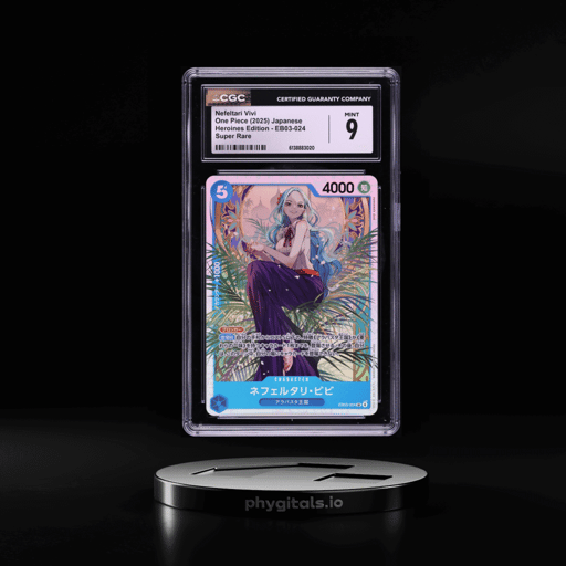 2025 One Piece Japanese Heroines Edition SR Nefeltari Vivi #EB03-024 CGC 9 MINT