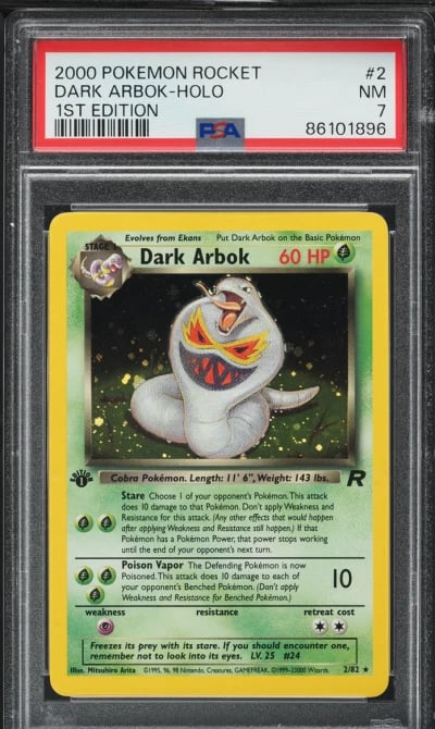 2000 Pokemon Team Rocket 1st Edi