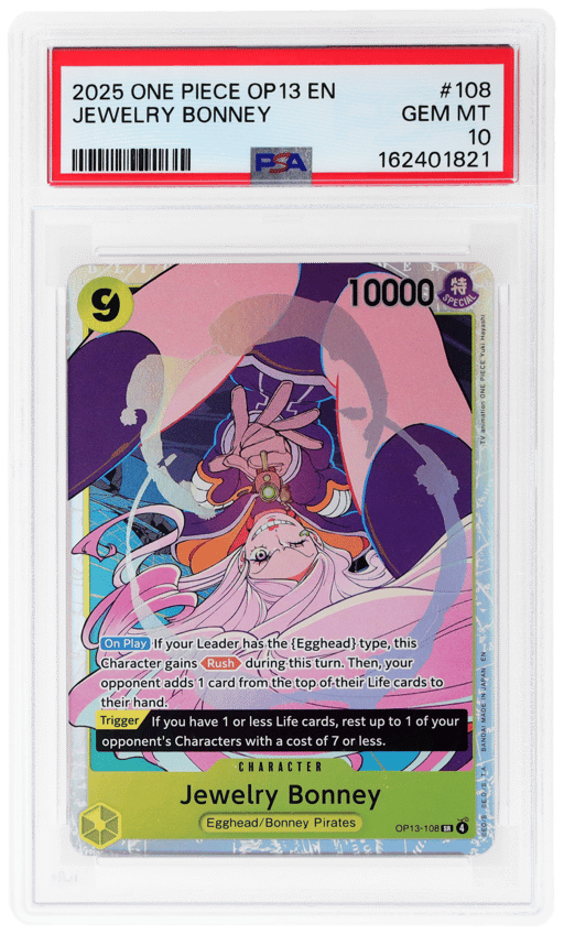 2025 One Piece Carrying On His Will Jewelry Bonney #OP13-108 PSA 10