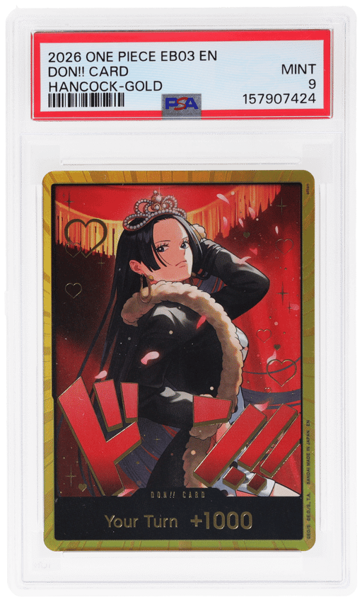 2026 One Piece Heroines Edition Boa Hancock Gold Don Card PSA 9