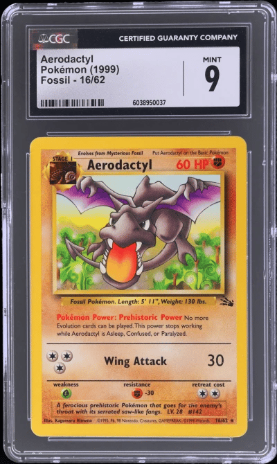 1999 Pokemon Fossil Aerodactyl #
