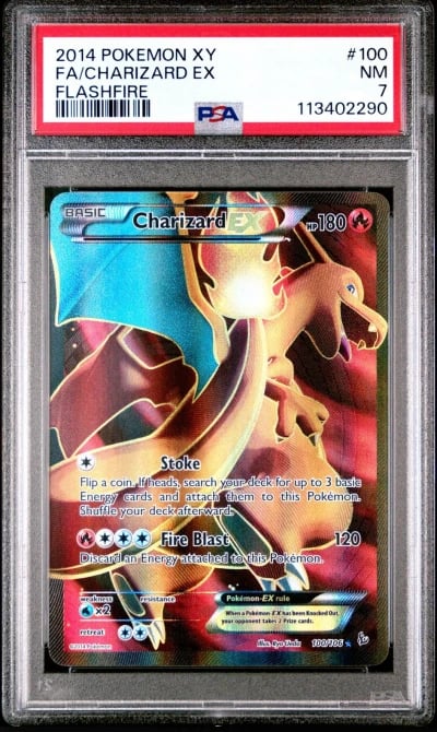 2014 POKEMON XY FLASHFIRE #100 F
