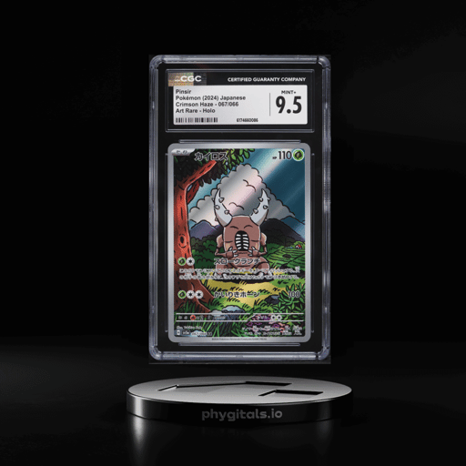 2024 Pokemon Japanese Scarlet & Violet Crimson Haze AR Pinsir #67 CGC 9.5 MINT+