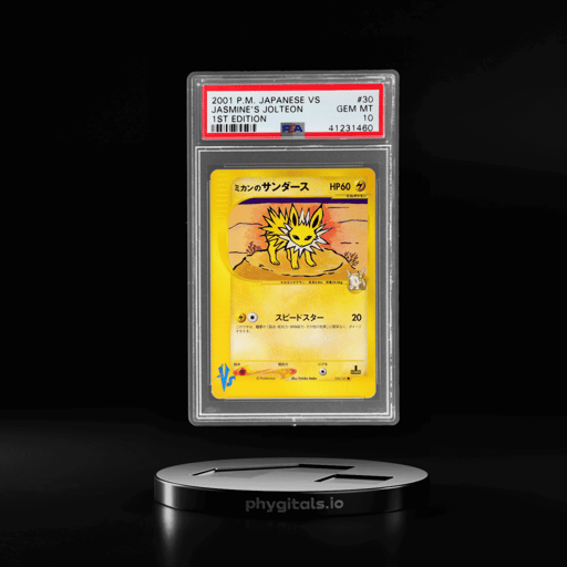 2001 Pokemon Vs Japanese 1st Edition Jasmine's Jolteon #30 PSA 10