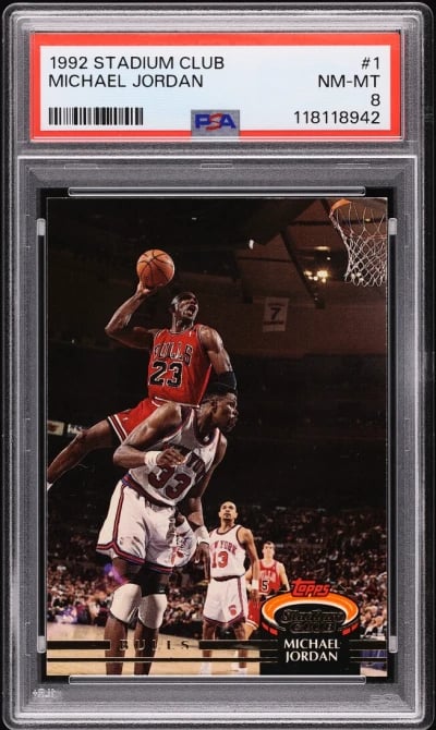 1992 Stadium Club Basketball Mic