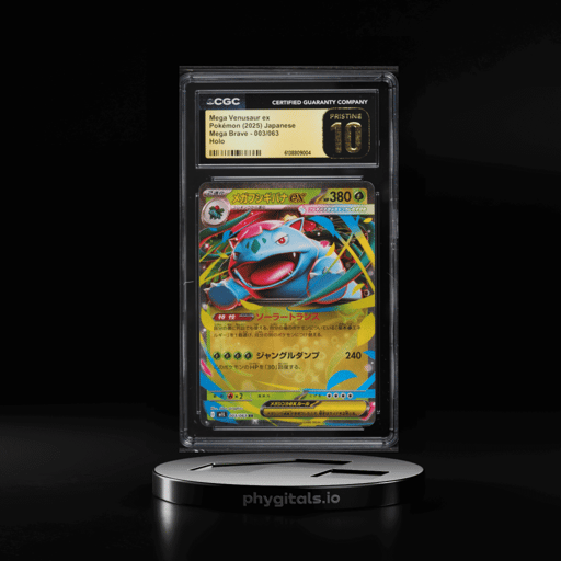 2025 Pokemon Japanese Mega Brave Holo Mega Venusaur EX #3 CGC 10 PRISTINE