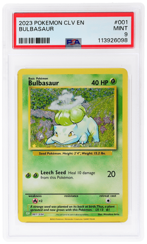 2023 Pokemon Classic Venusaur and Lugia Ex Deck Japanese Bulbasaur #1 PSA 9
