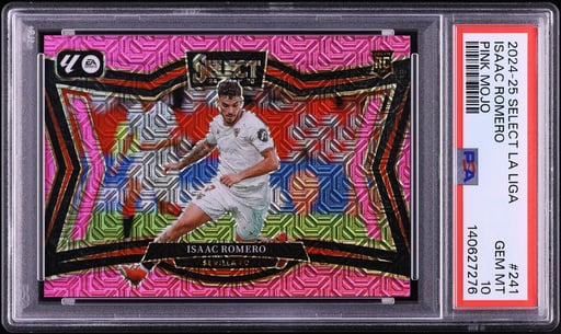 2024 Select La Liga Field Level Pink Mojo Isaac Romero ROOKIE /179 #241 PSA 10 GEM MINT