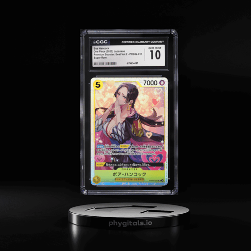 2025 One Piece Japanese Premium Booster Best Vol.2 SR Boa Hancock #PRB02-017 CGC 10 GEM MINT