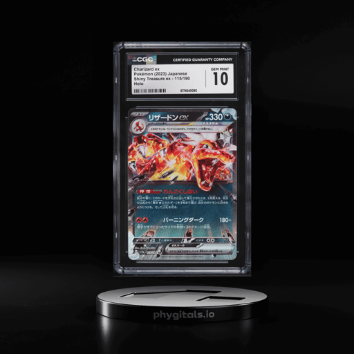 2023 Pokemon Japanese Scarlet & Violet Shiny Treasure Ex Holo Charizard ex #66 CGC 10 GEM MINT