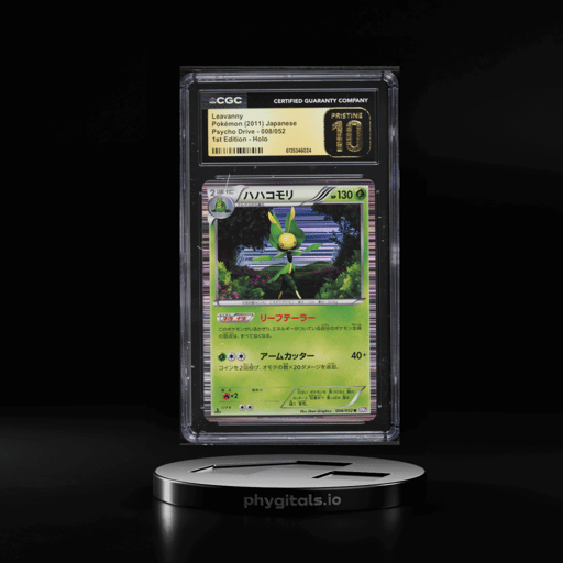 2011 Pokemon Japanese Black & White Psycho Drive 1st Edition Holo Leavanny #8 CGC 10 PRISTINE