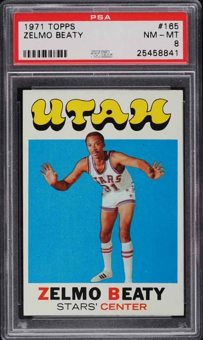 1971 Topps Basketball Zelmo Beat