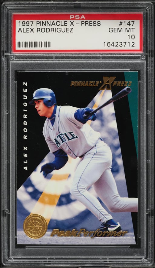1997 Pinnacle X-Press Alex Rodriguez #147 PSA 10 GEM MINT