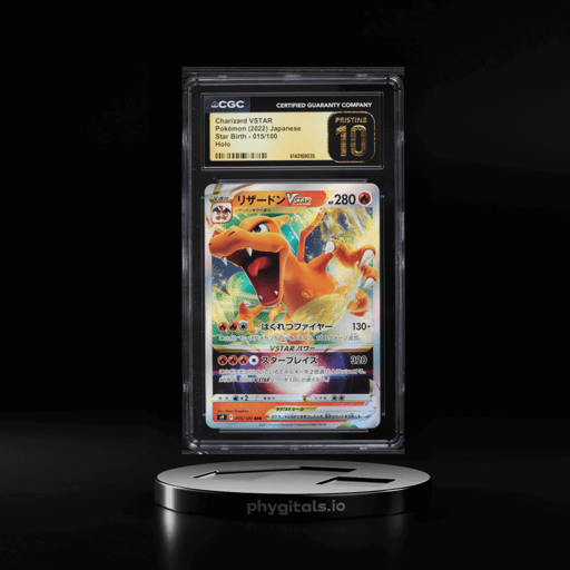 2022 Pokemon Japanese Sword & Shield Star Birth Holo Charizard VSTAR #15 CGC 10 PRISTINE