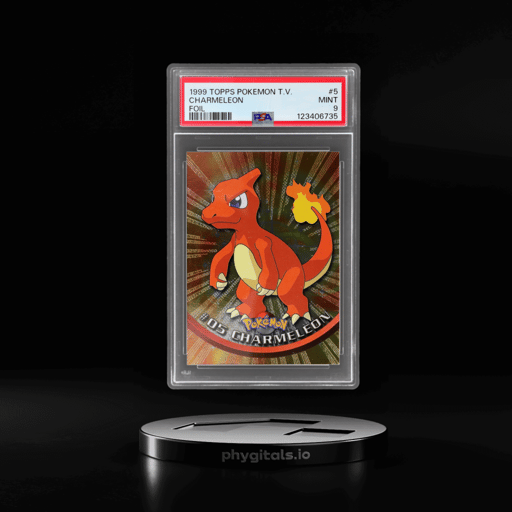 1999 Topps Pokemon Tv Foil Charmeleon #5 PSA 9