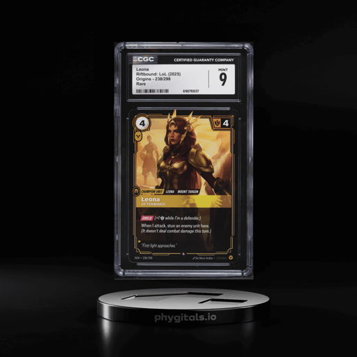2025 Riftbound League Of Legends LoL Origins Leona #238 CGC 9 MINT