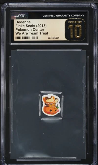 2018 Pokemon Center Flake Seals 